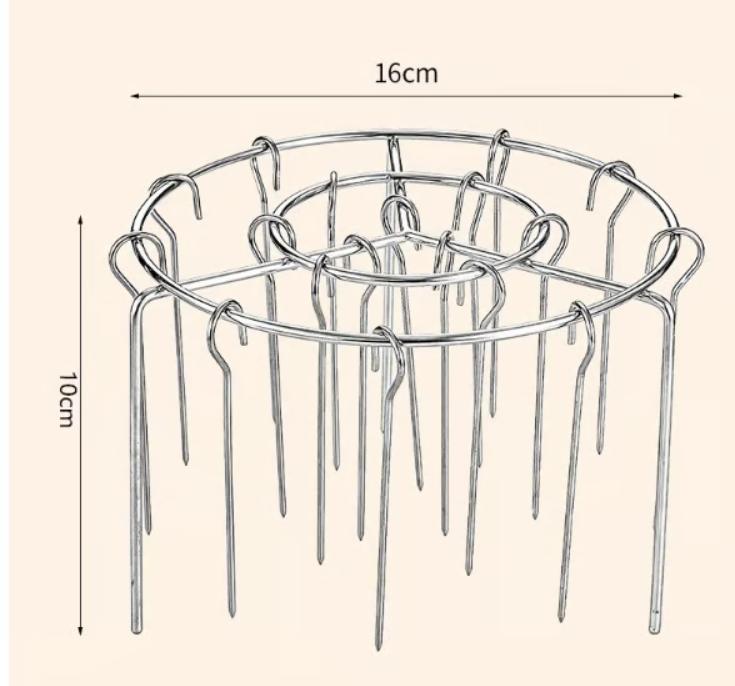 Air Fryer Barbecue Grill Vertical Barbecue Kebab Stand + 24 Skewers