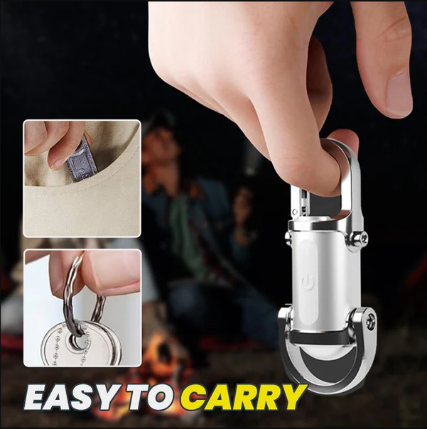 1200LM Super Bright Mini Keychain Flashlight Waterproof