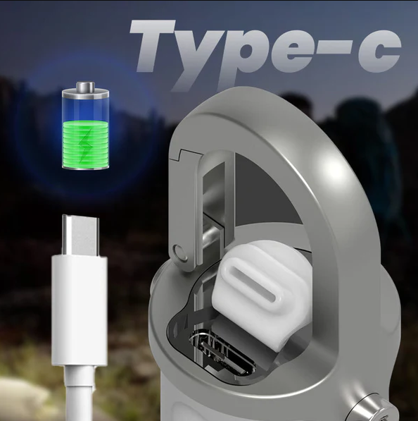 1200LM Super Bright Mini Keychain Flashlight Waterproof