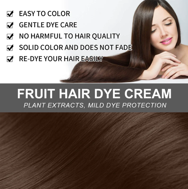 Plant extract hair dye essence