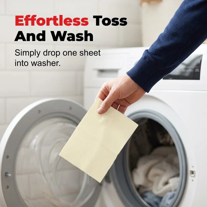 Deep Cleaning Laundry Whitening 10 Sheets