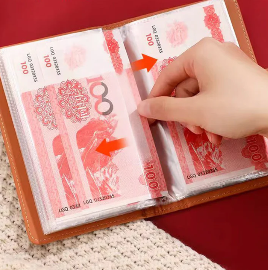 Large Capacity Cash Savings Book with Combination Lock