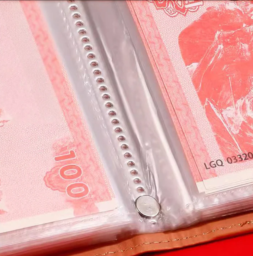 Large Capacity Cash Savings Book with Combination Lock
