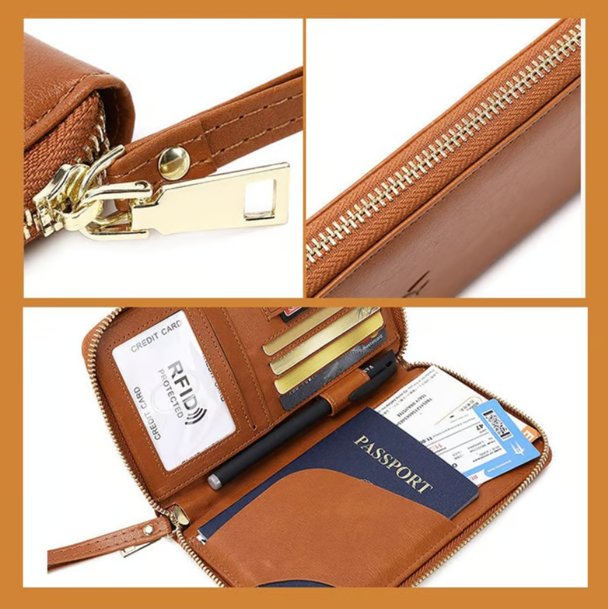 Multi-Functional RFID Passport Wallet