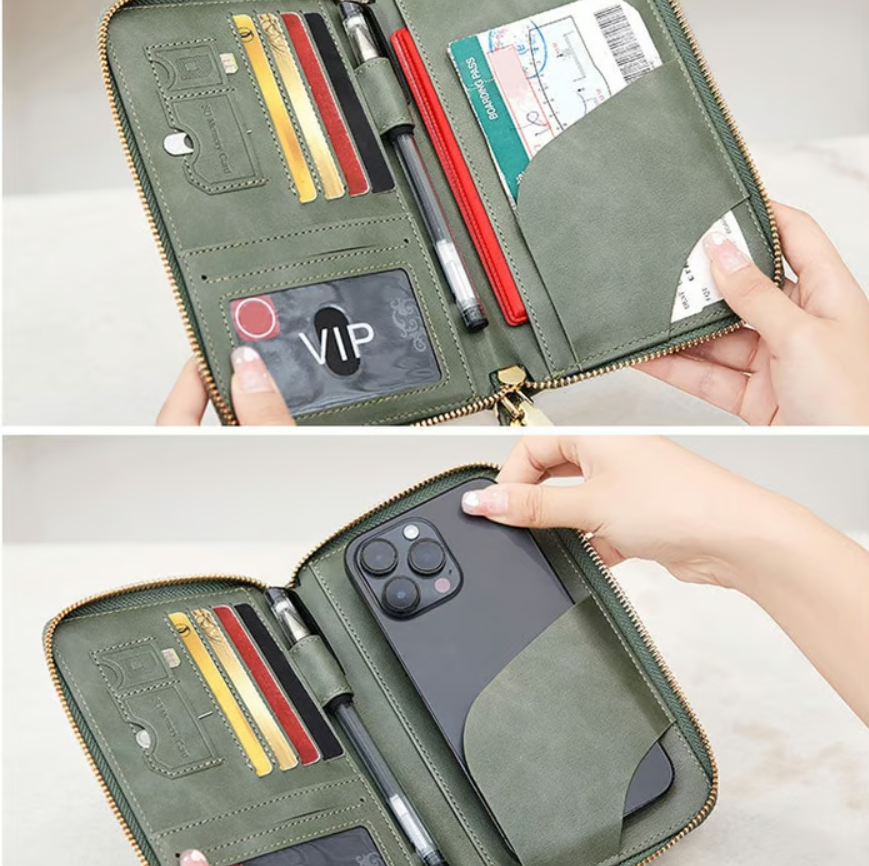 Multi-Functional RFID Passport Wallet