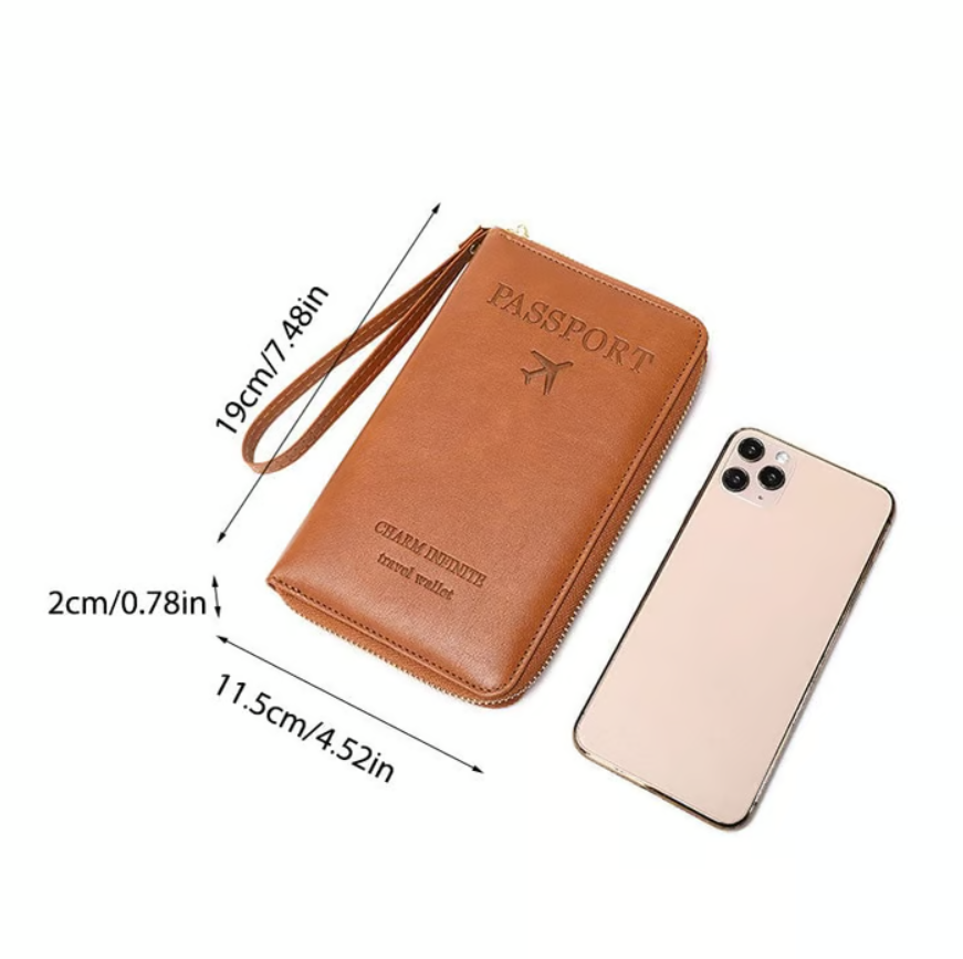 Multi-Functional RFID Passport Wallet