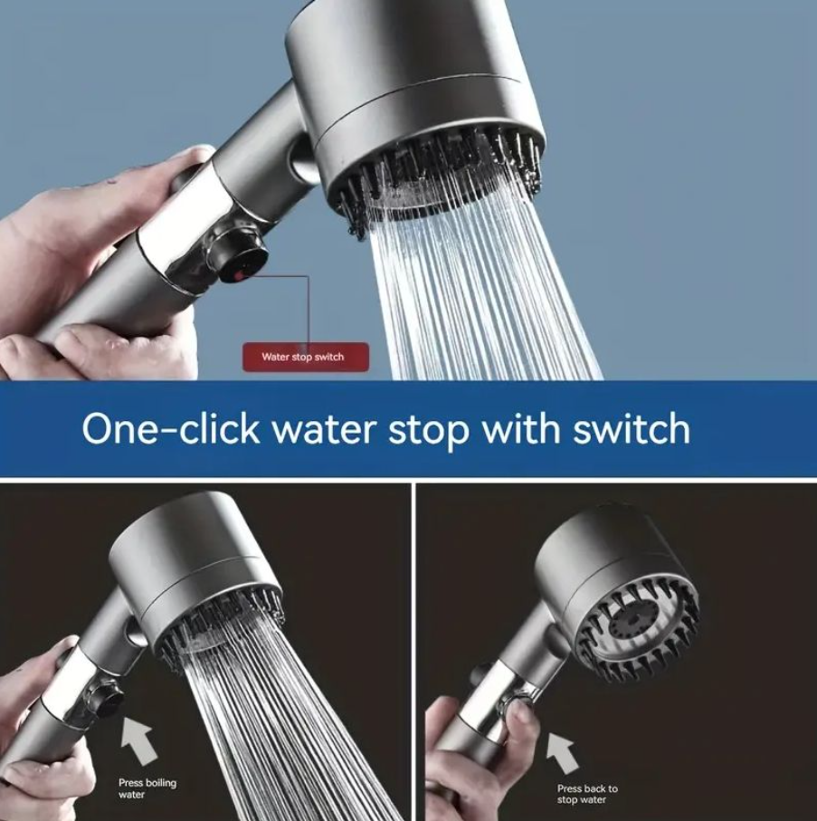 Multi-functional High Pressure Shower Head Set