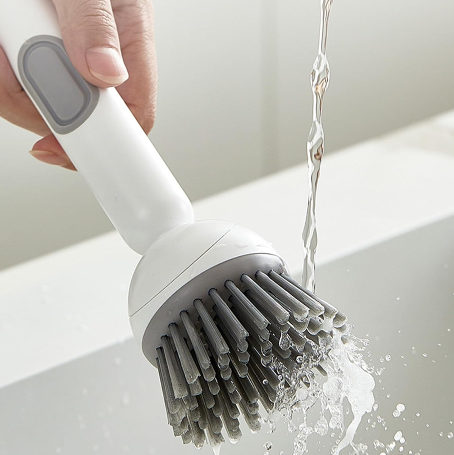 Spin Away Grime Easily – Rotatable Cleaning Brush