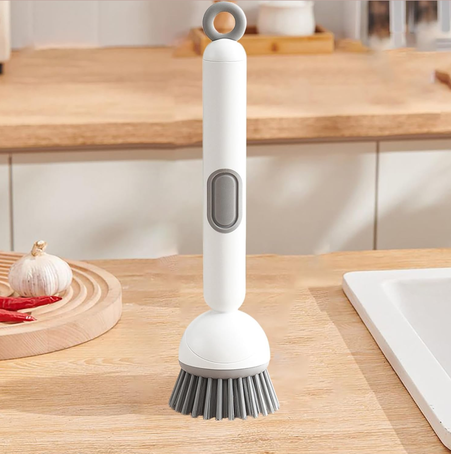 Spin Away Grime Easily – Rotatable Cleaning Brush