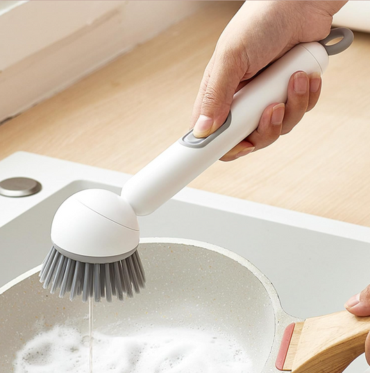 Spin Away Grime Easily – Rotatable Cleaning Brush