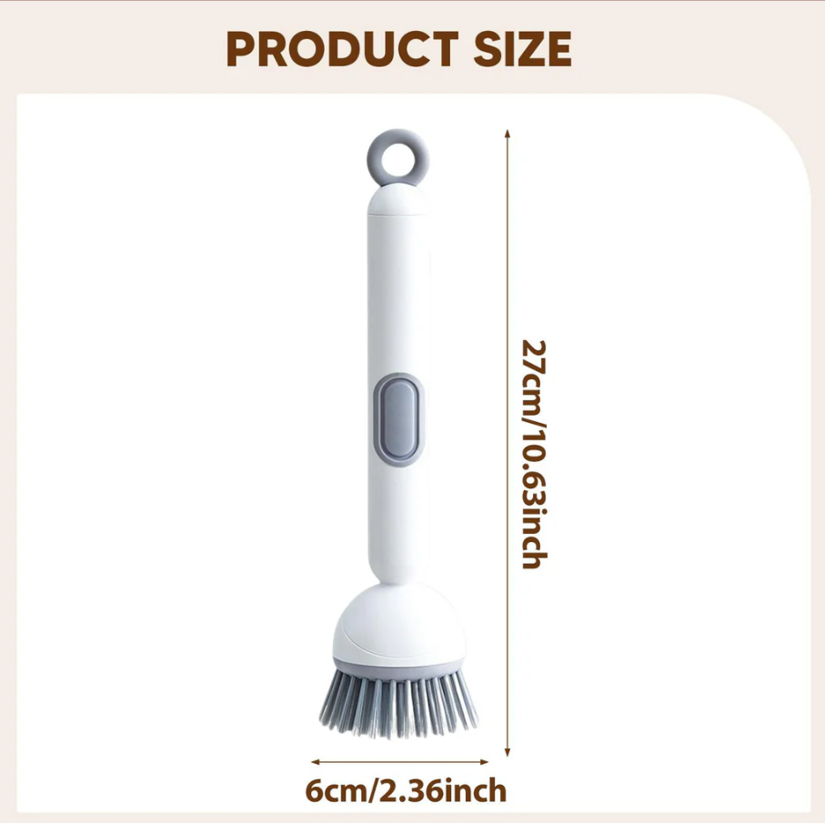 Spin Away Grime Easily – Rotatable Cleaning Brush