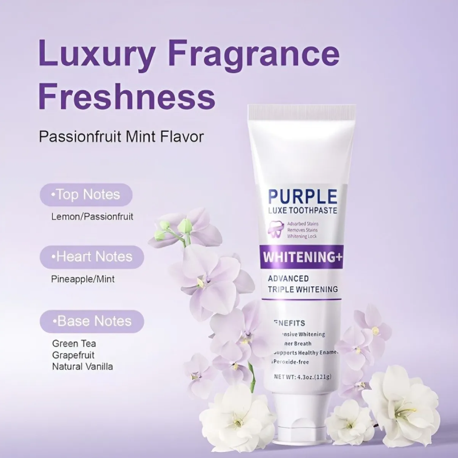 Purple Teeth Whitening Luxe Toothpaste