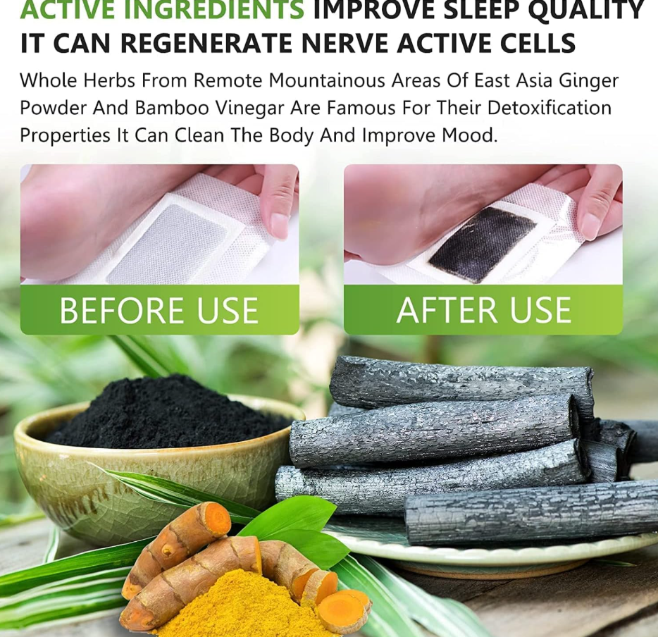 Deep Cleansing Foot Pads Detox & Relaxation - Set of 10 Pieces
