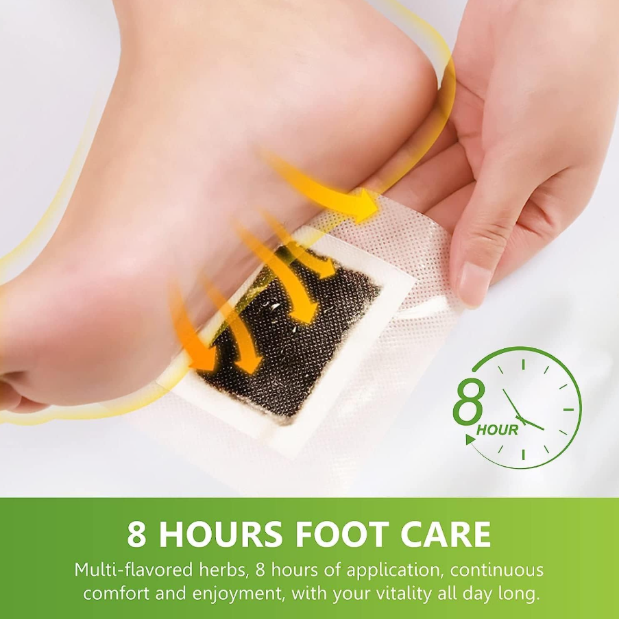 Deep Cleansing Foot Pads Detox & Relaxation - Set of 10 Pieces