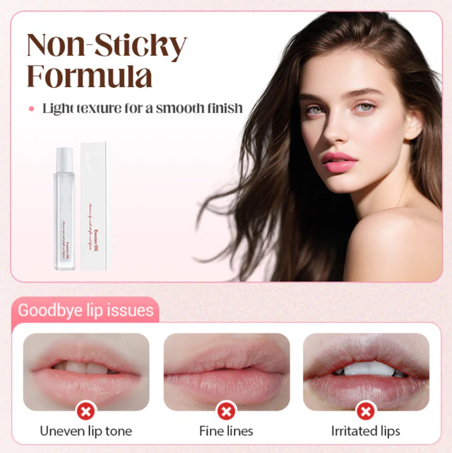 Rollerball Lip Oil for Hydration & Shine