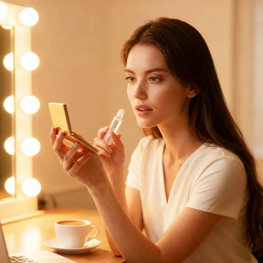 Rollerball Lip Oil for Hydration & Shine