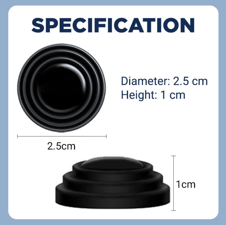 Sound-absorbing And Shock-absorbing Pads For Car Doors - Set of 4pcs