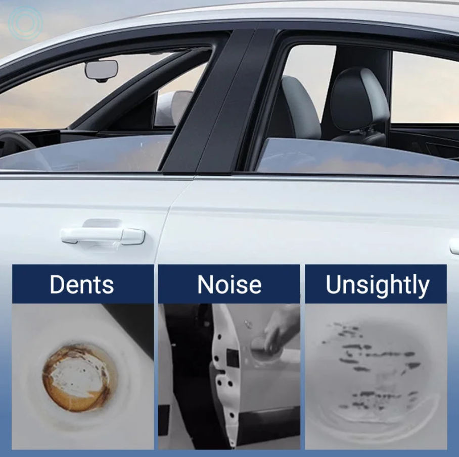 Sound-absorbing And Shock-absorbing Pads For Car Doors - Set of 4pcs