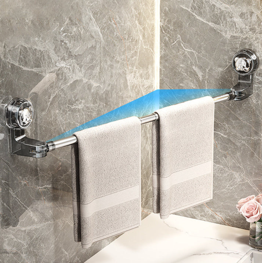 Light Luxury No-Punch - Retractable Suction Cup Towel Bar