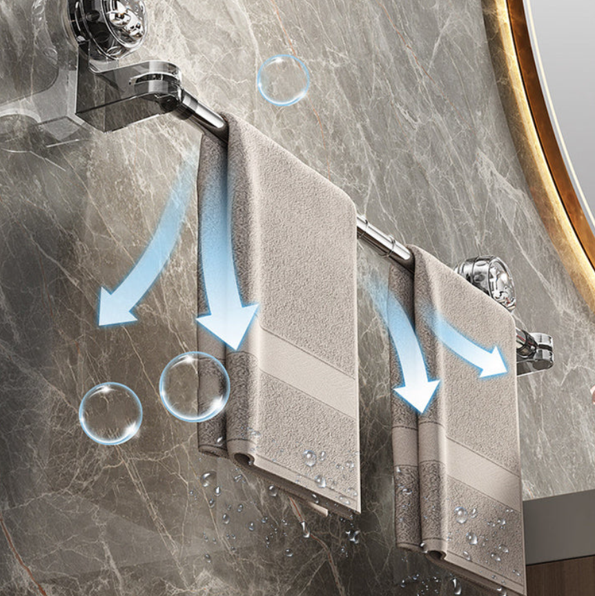 Light Luxury No-Punch - Retractable Suction Cup Towel Bar