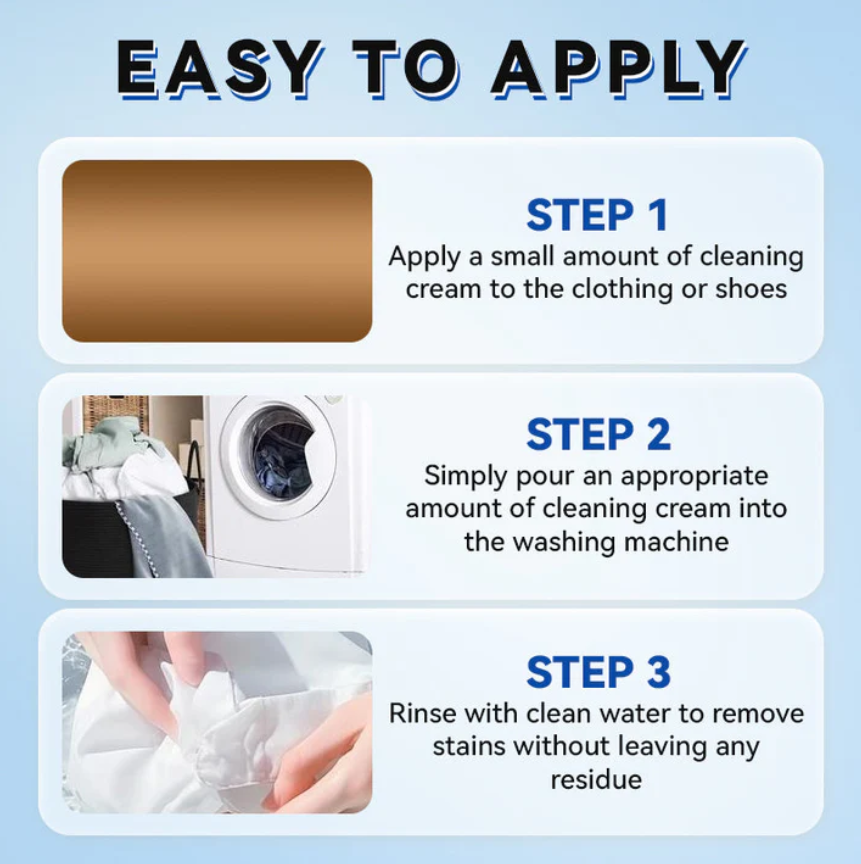 Multipurpose Cleaning Paste for Clothing and Footwear