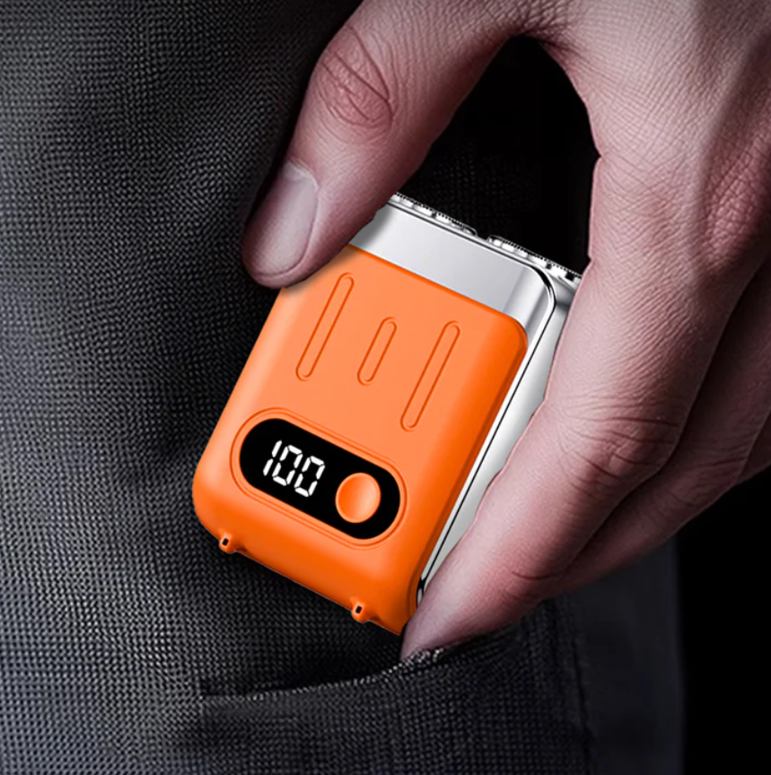 Men's Portable Mini Rotary Electric Shaver