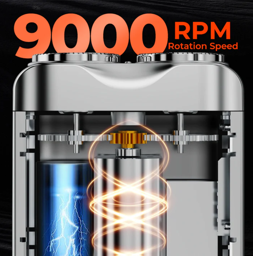 Men's Portable Mini Rotary Electric Shaver