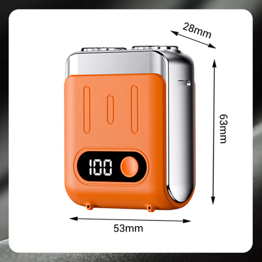 Men's Portable Mini Rotary Electric Shaver