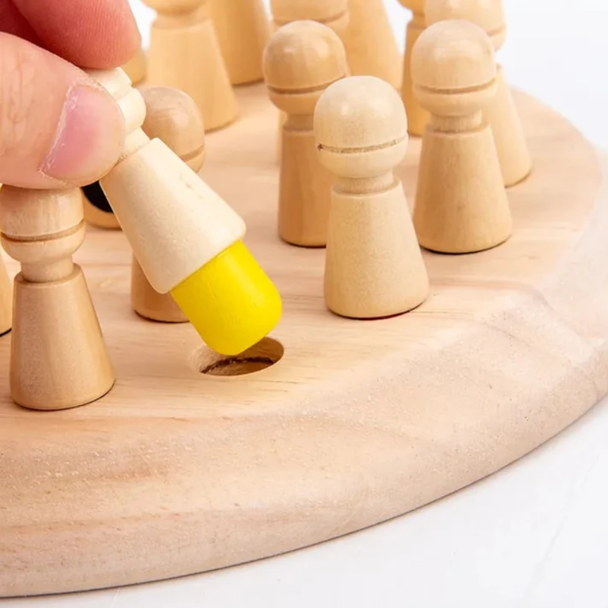 Wooden Memory Match Stick Chess