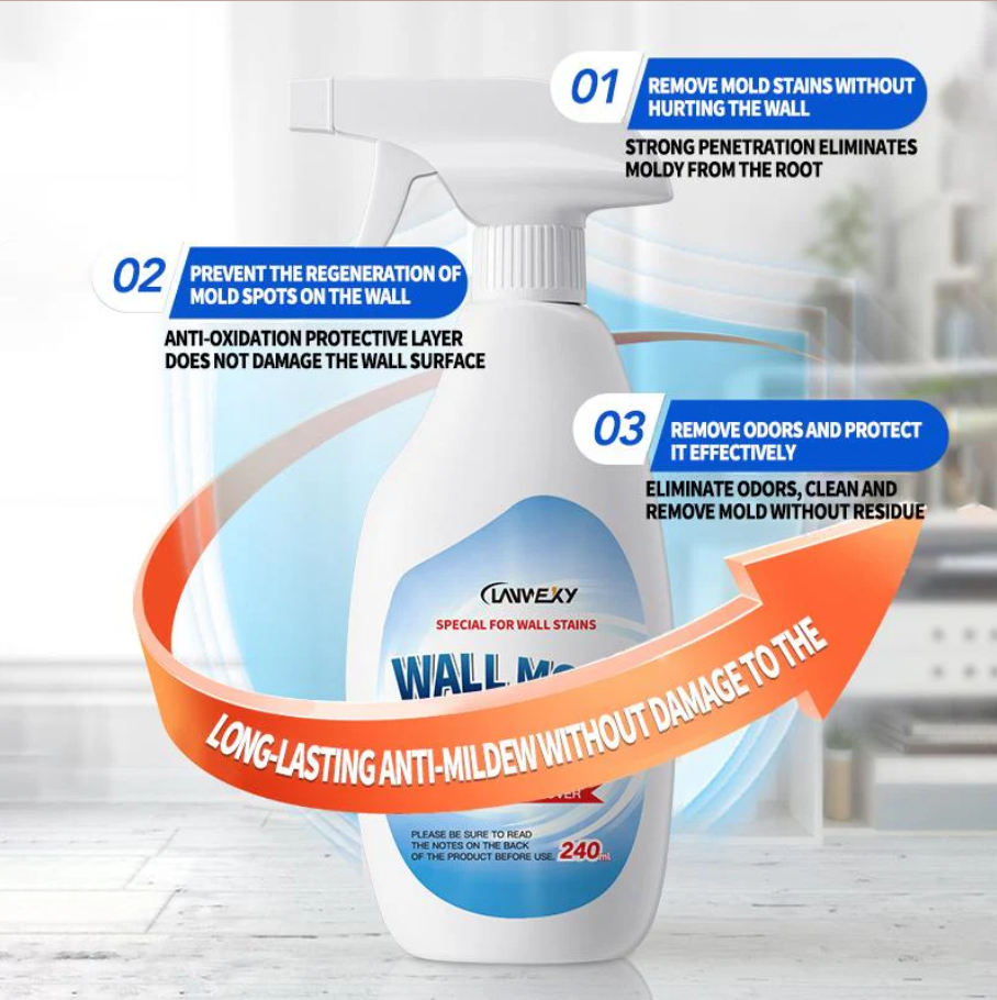 Fast Acting Anti-Mold Wall Cleaner Spray