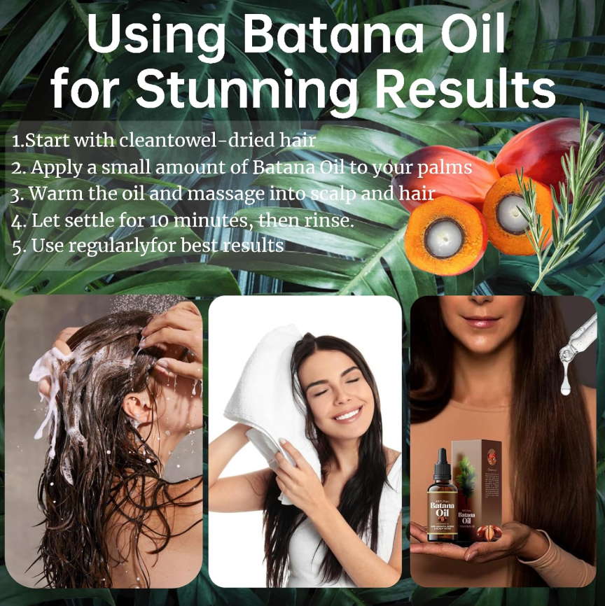 100% Pure Batana Oil for Hair Growth
