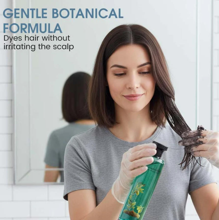Long-Lasting Botanical Essential Oil Hair Dye
