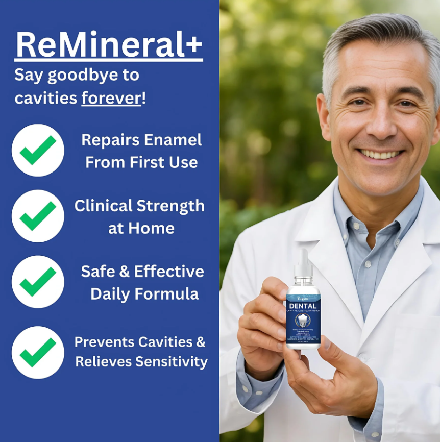 Fluoride-Free Hydroxyapatite Tooth Armor Drops & Enamel Repair