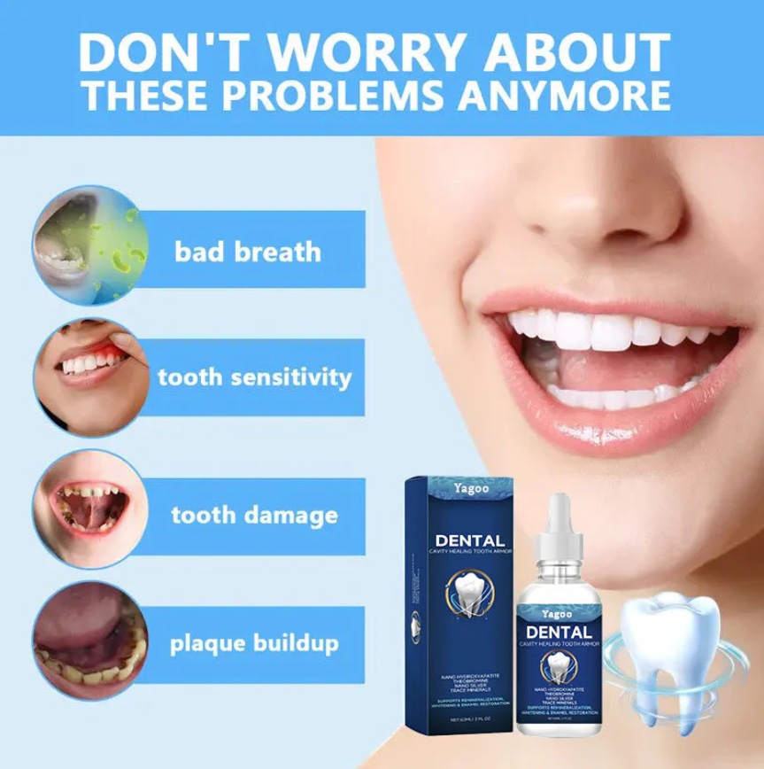 Fluoride-Free Hydroxyapatite Tooth Armor Drops & Enamel Repair