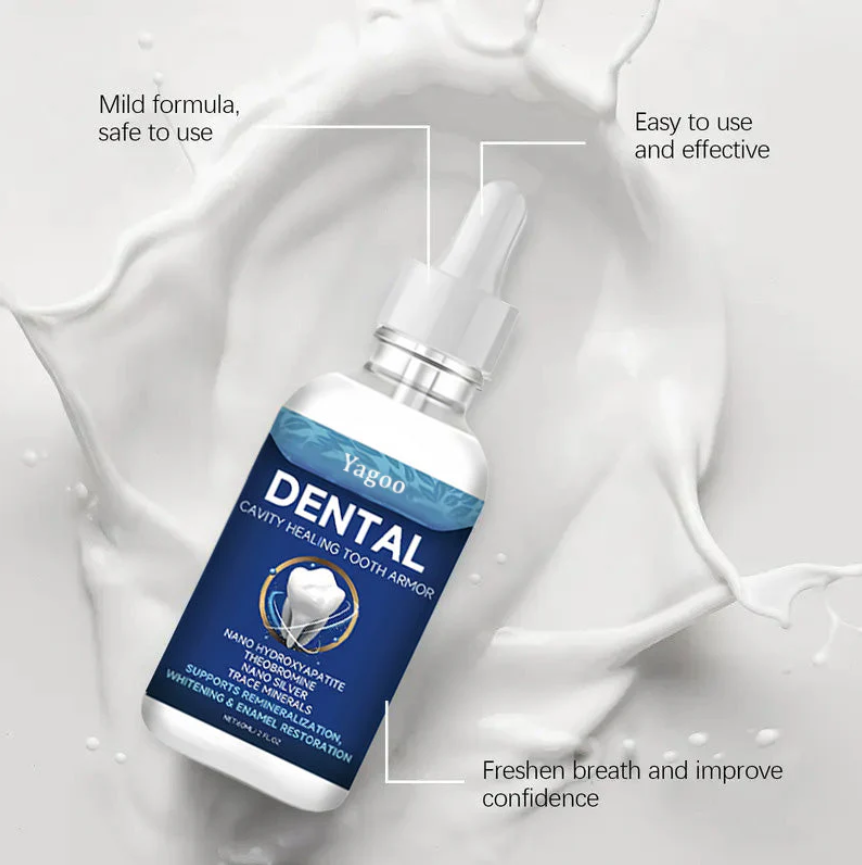 Fluoride-Free Hydroxyapatite Tooth Armor Drops & Enamel Repair