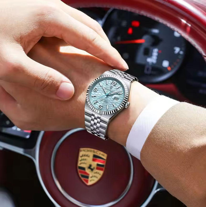 POEDAGAR High Quality Original Men Clock Waterproof Luminous Date Luxury Man Watch