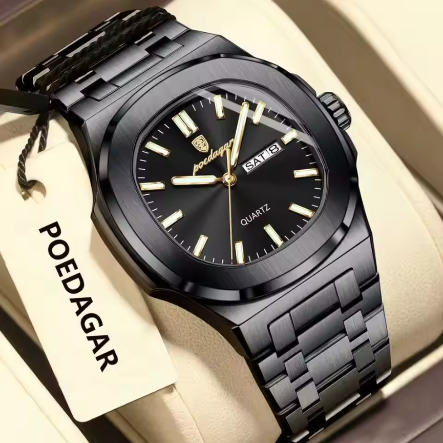 POEDAGAR Luxury Square Men's Watches