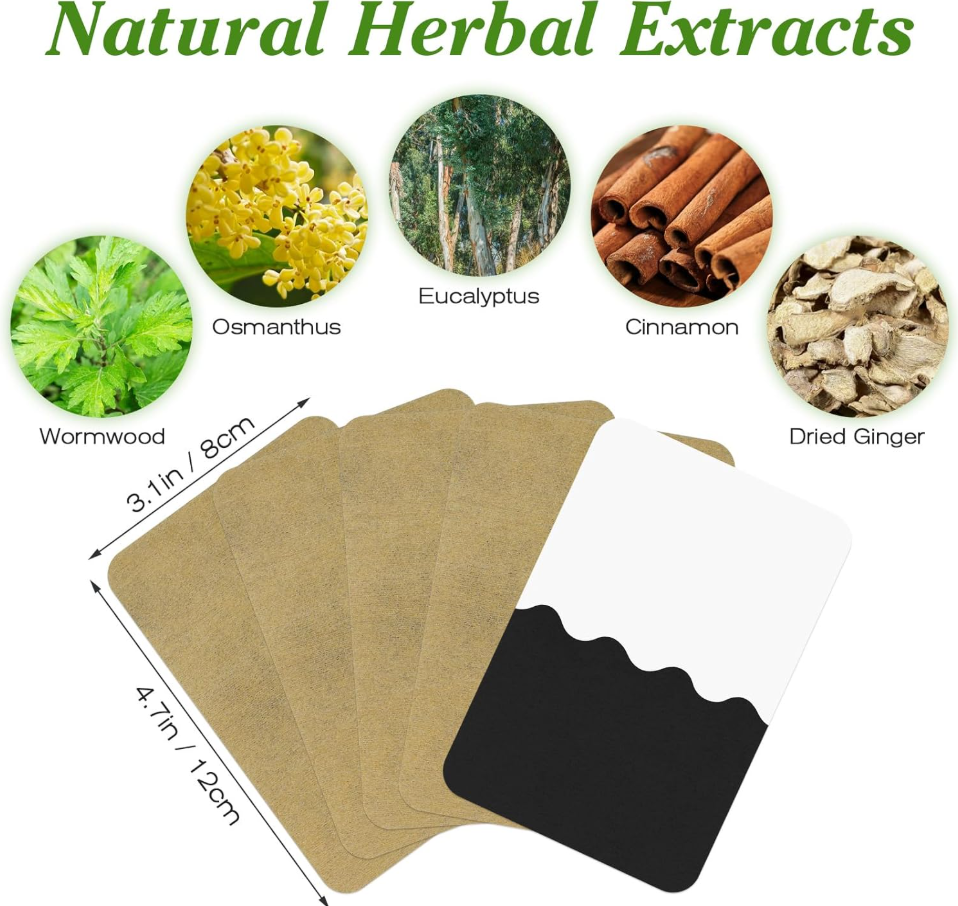 Ginger Patch Herbal Pain Relief - Set of 50 pcs