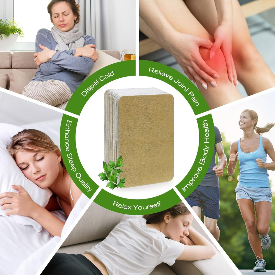 Ginger Patch Herbal Pain Relief - Set of 50 pcs