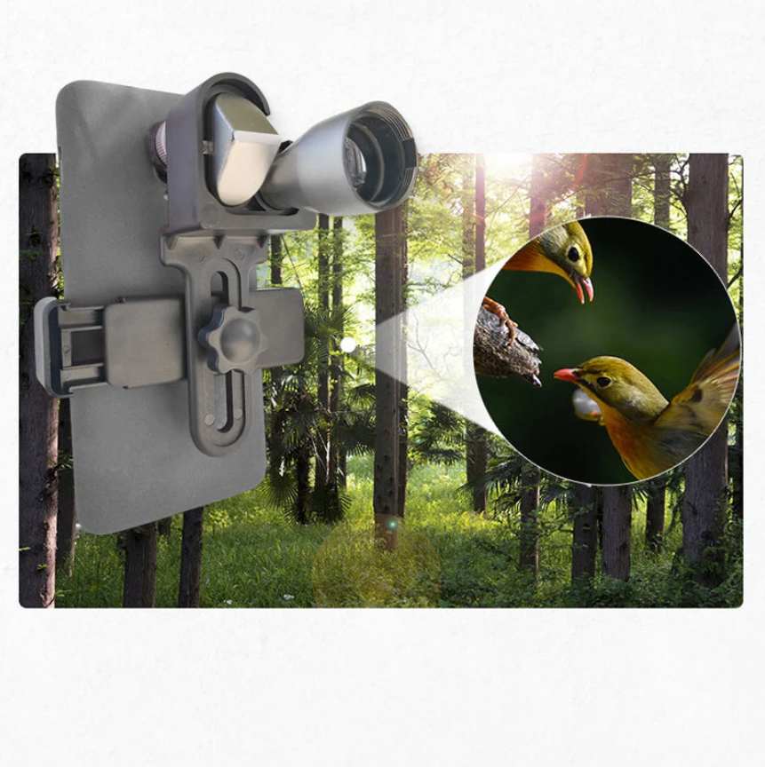 Mini Pocket Binoculars with Smartphone Clip