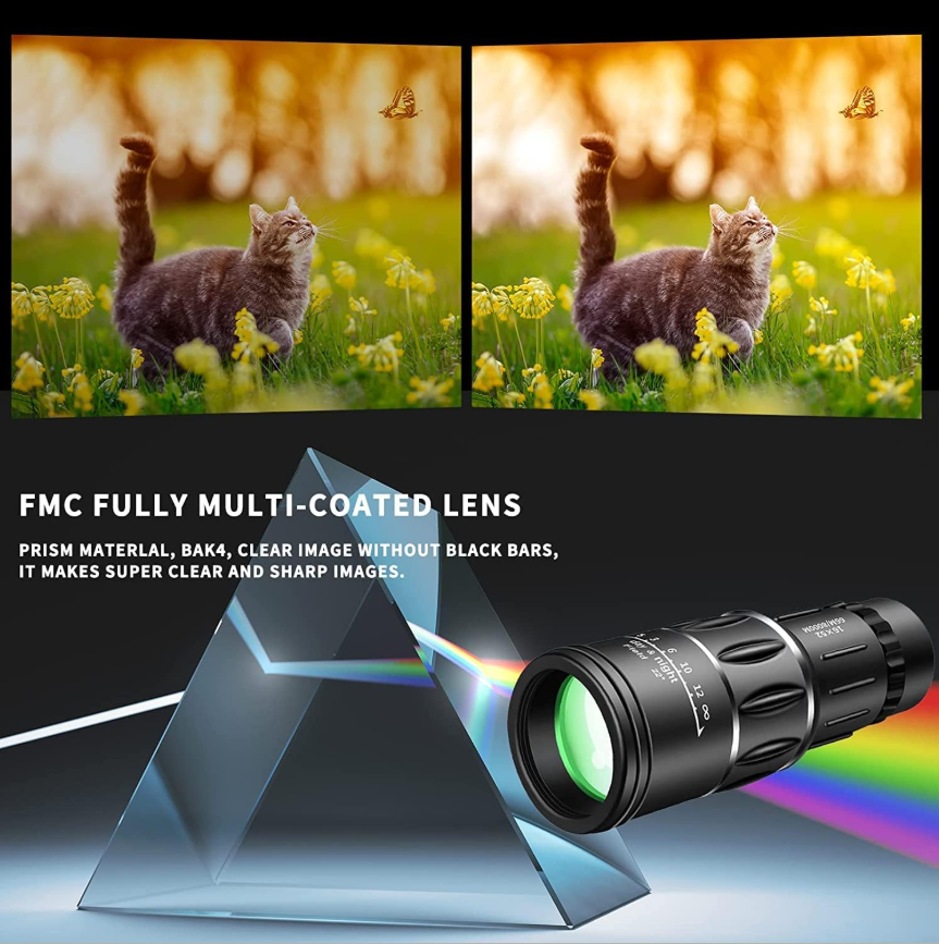 Monocular Telescope 16x52 with Night Vision
