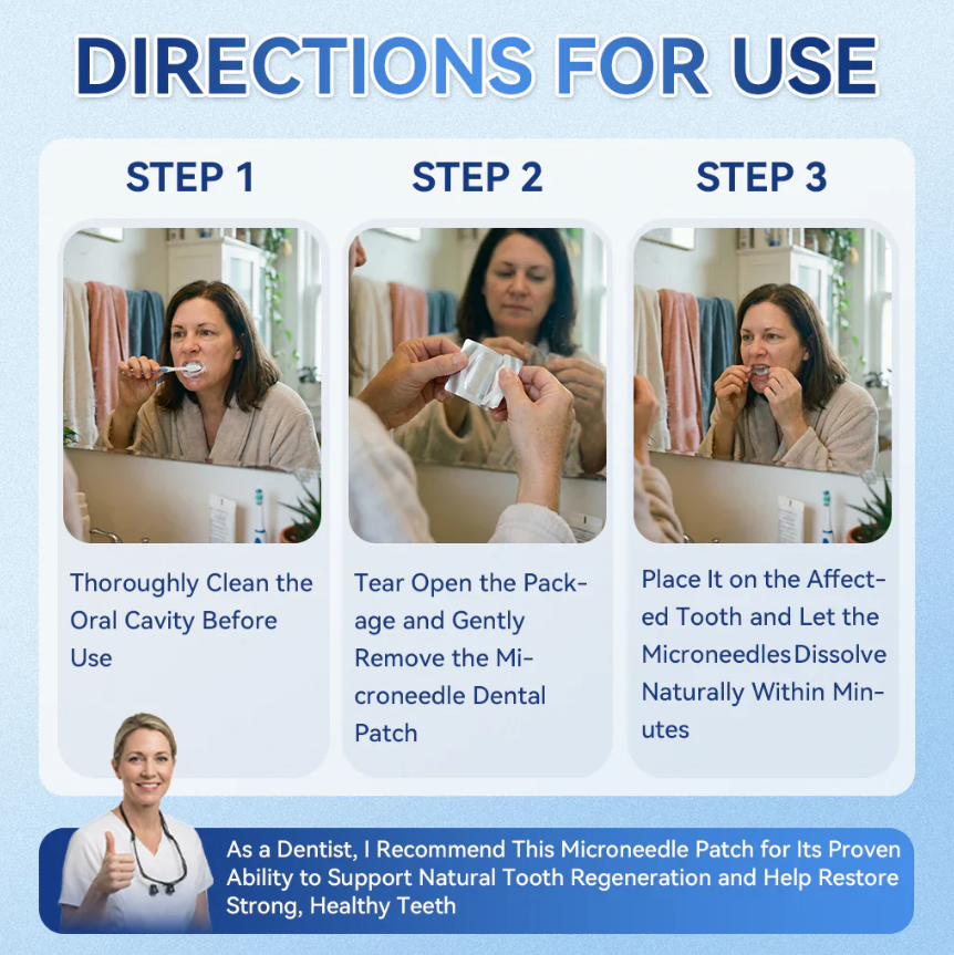 Fast‑Dissolving Tooth & Gum Repair Oral Strips