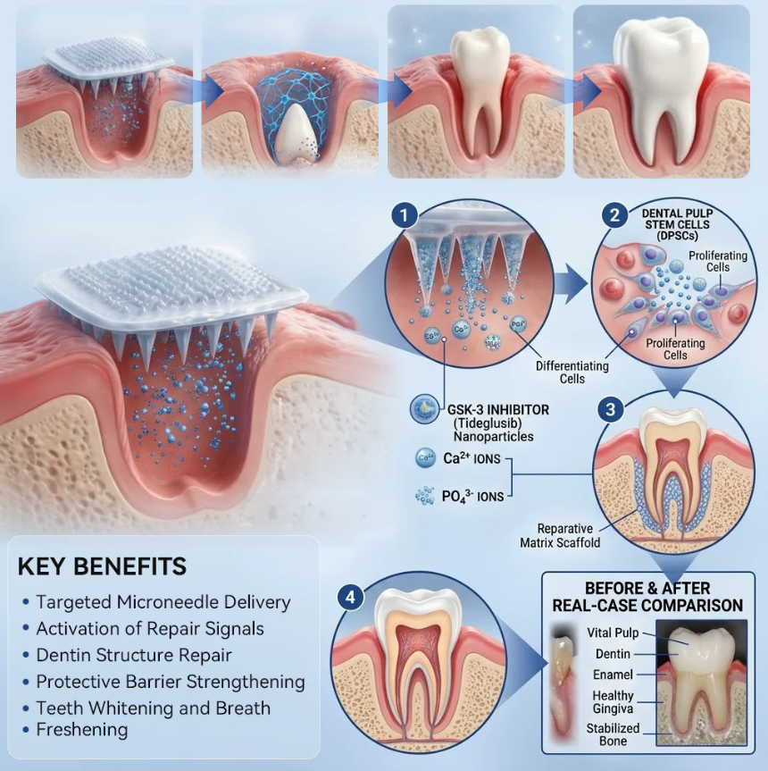 Fast‑Dissolving Tooth & Gum Repair Oral Strips