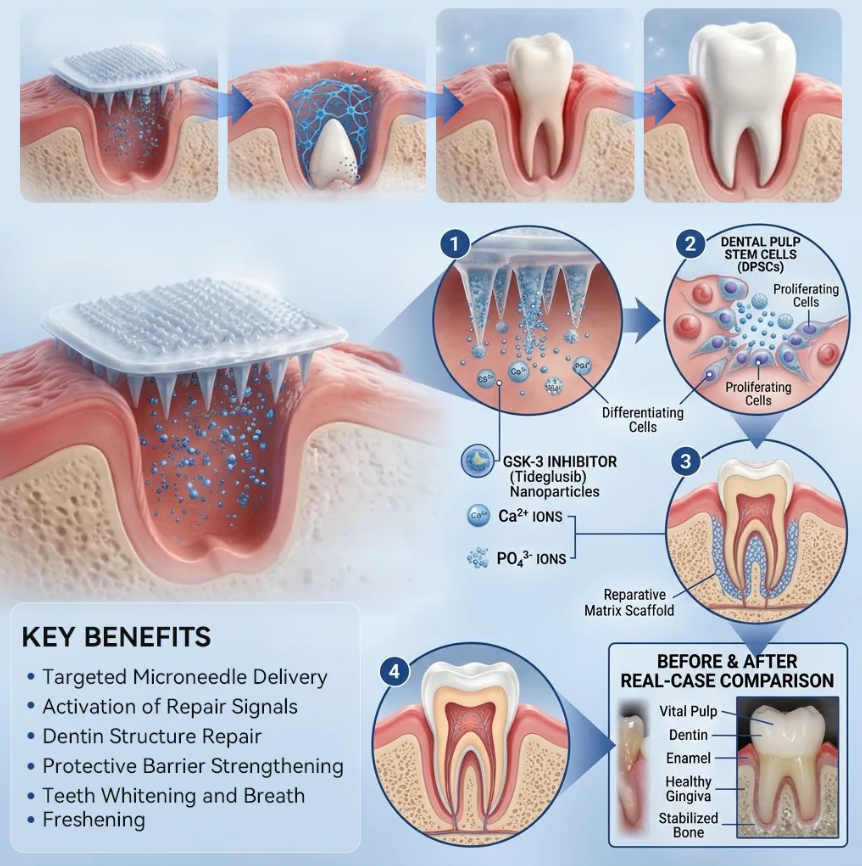 Fast‑Dissolving Tooth & Gum Repair Oral Strips