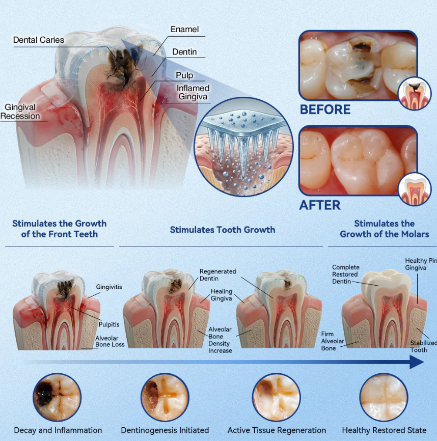 Fast‑Dissolving Tooth & Gum Repair Oral Strips