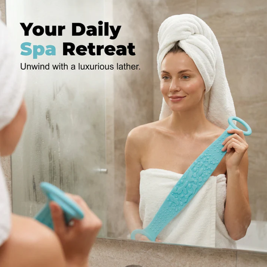 Dual-Sided Silicone Back Scrubber