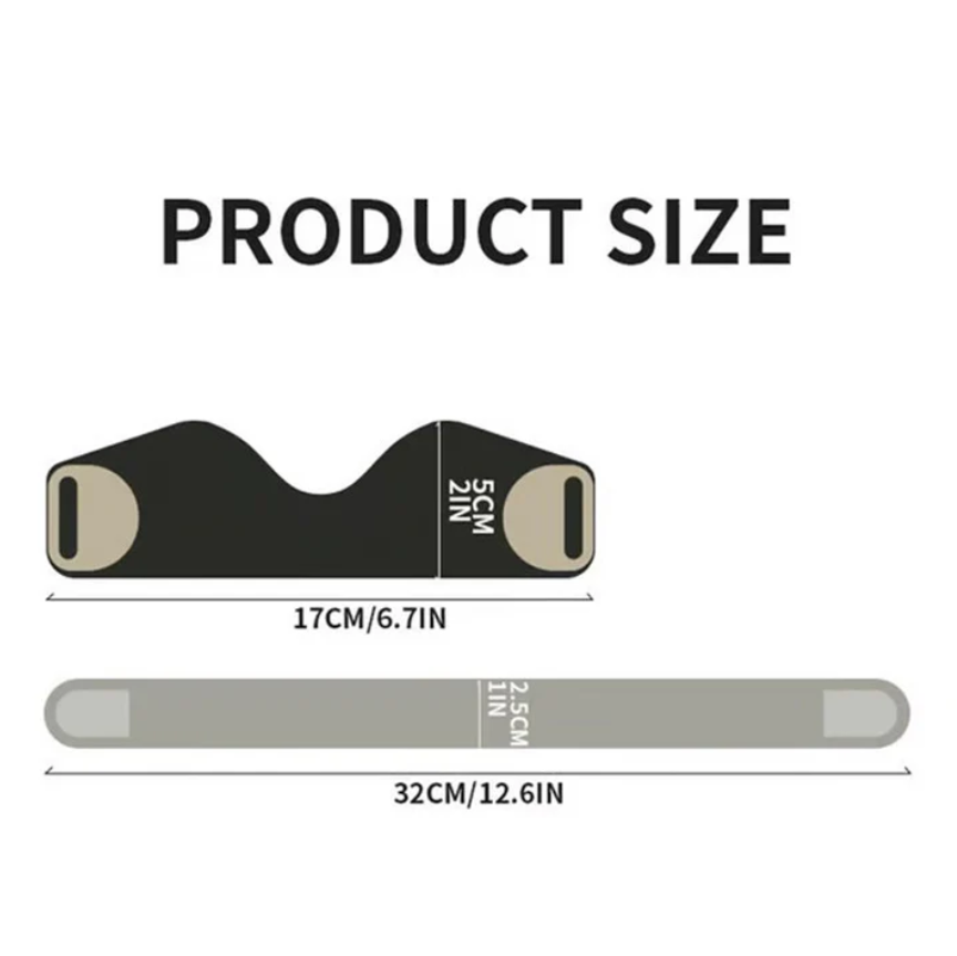 Ergonomic 8-Shape Silicone Knee Strap
