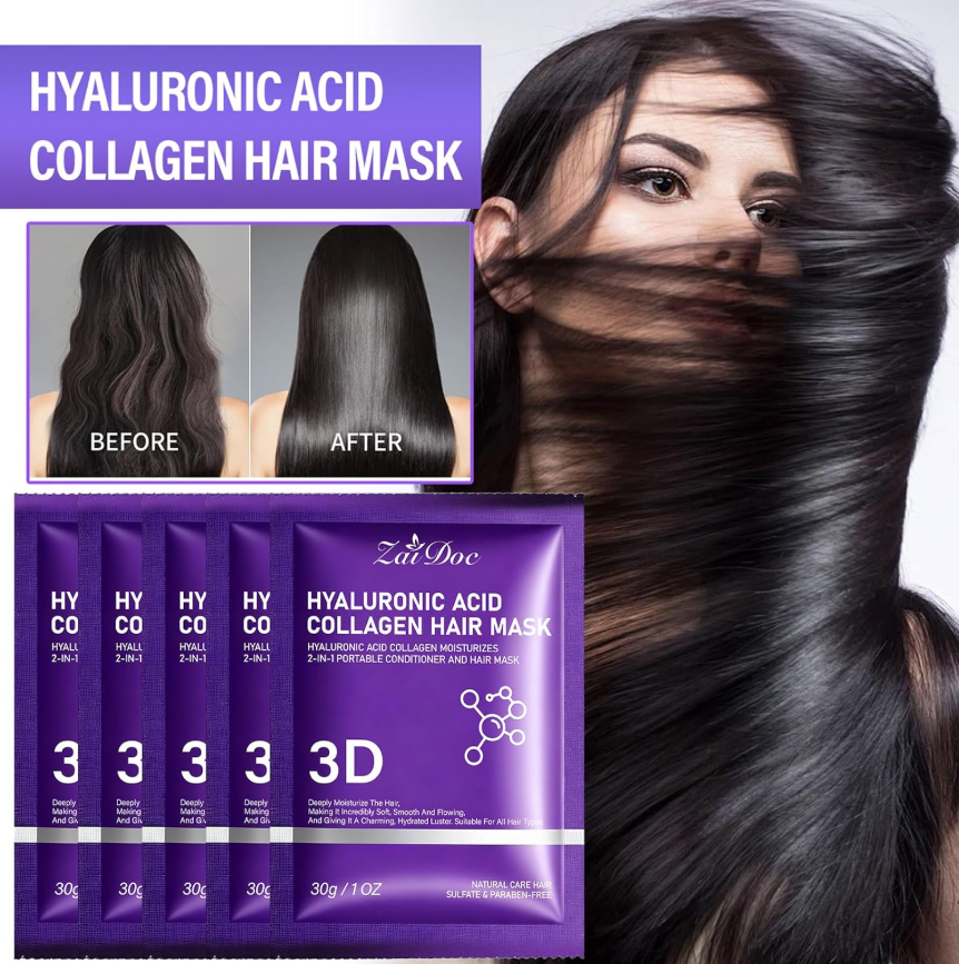 3D Collagen Hair Mask - Set of 5pcs