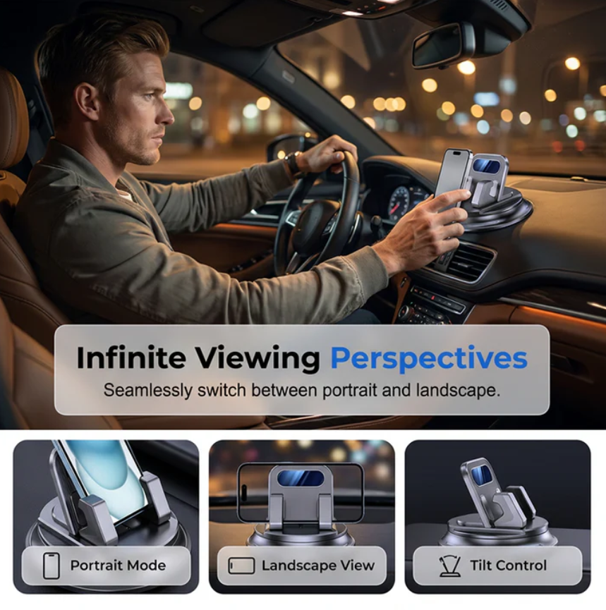 Rotating Dashboard Car Phone Holder