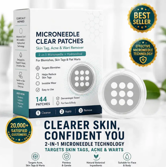 2-in-1 Microneedle & Hydrocolloid Patch